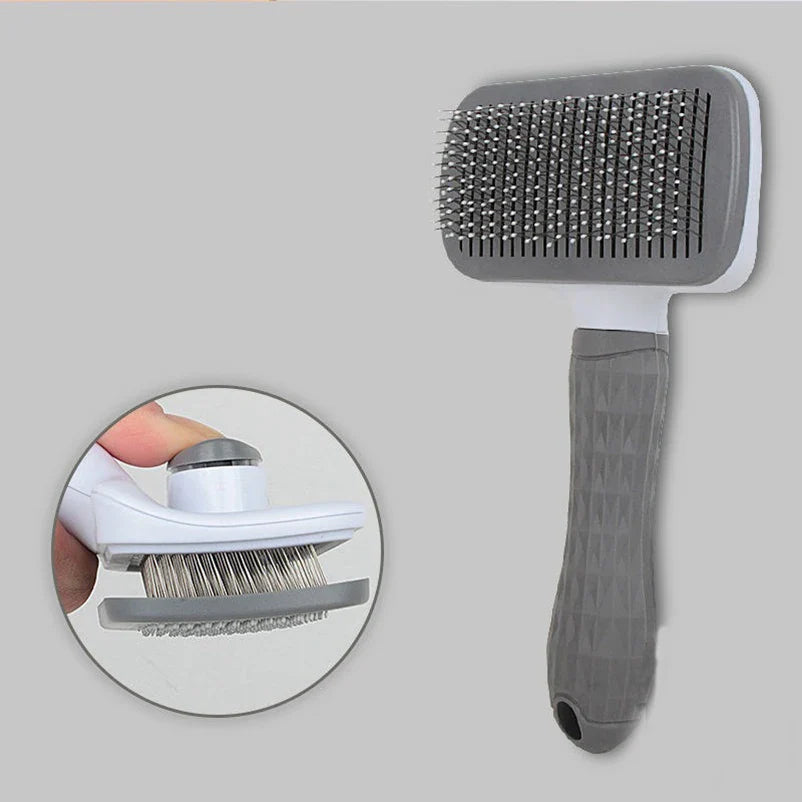 New Pet Brush Cat Comb Self Cleaning Pet Hair Remover Brush for Dogs Cats Grooming Tools Pets Dematting Comb Dogs Accessories