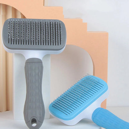 New Pet Brush Cat Comb Self Cleaning Pet Hair Remover Brush for Dogs Cats Grooming Tools Pets Dematting Comb Dogs Accessories