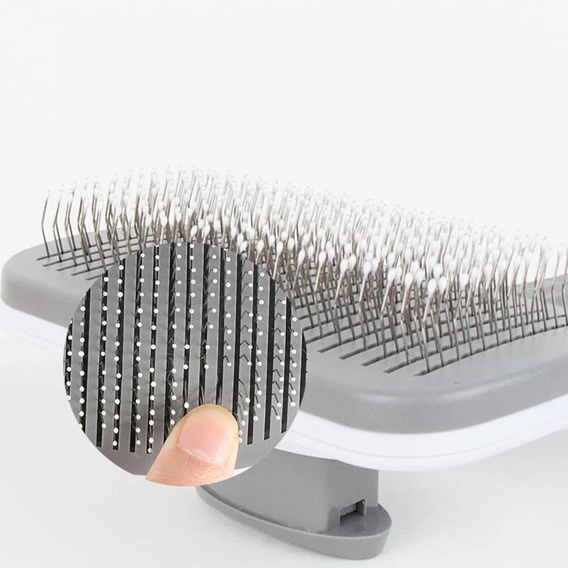 New Pet Brush Cat Comb Self Cleaning Pet Hair Remover Brush for Dogs Cats Grooming Tools Pets Dematting Comb Dogs Accessories